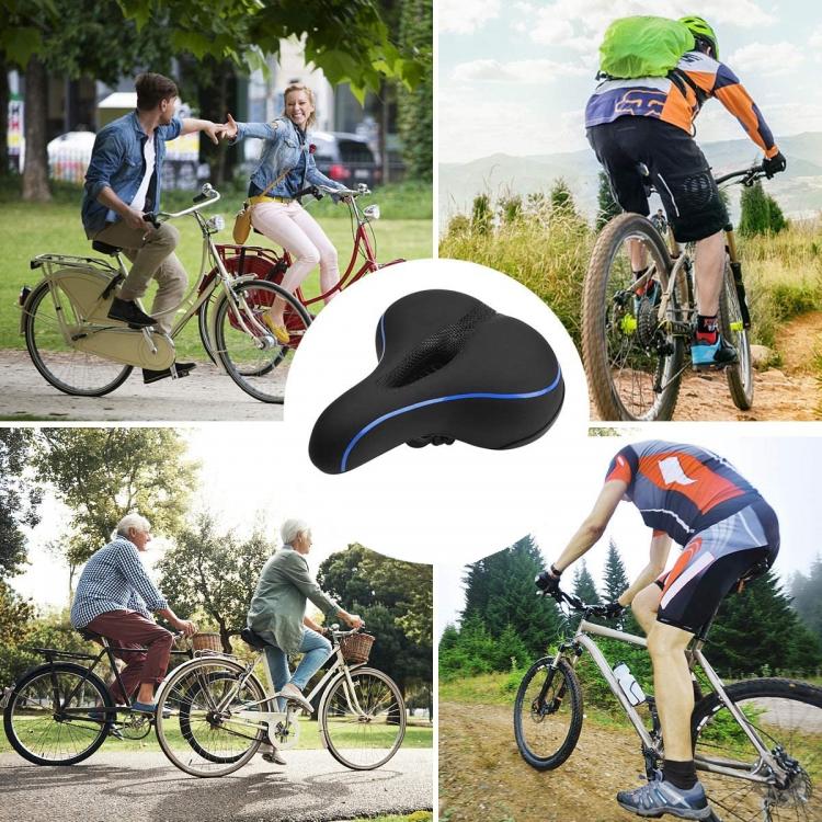 Sellino Bicicletta Gel Sella Anti Prostata Comoda Sportiva Bici Mtb Corsa Bike