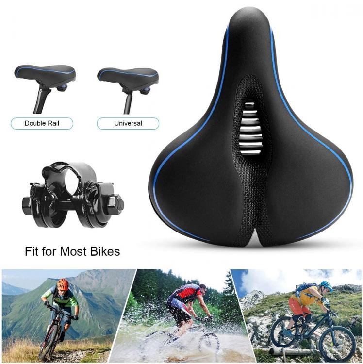 Sellino Bicicletta Gel Sella Anti Prostata Comoda Sportiva Bici Mtb Corsa Bike