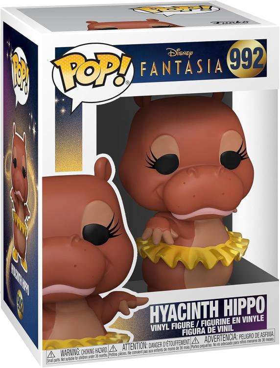 Funko Pop ! Disney 80Th Fantasia - (992) Hyacinth Hippo Vinyl Figure 9Cm