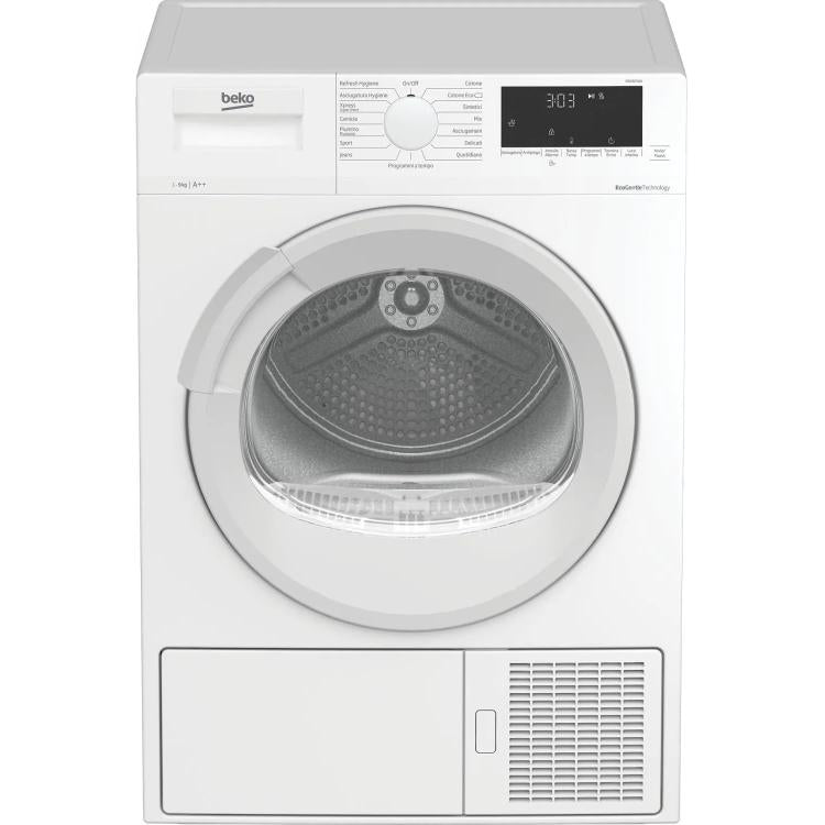 BEKO ASCIUGATRICE 9KG A++ SMART TOUCH INVERTER POMPA CALORE DIGITALE DRX927WN