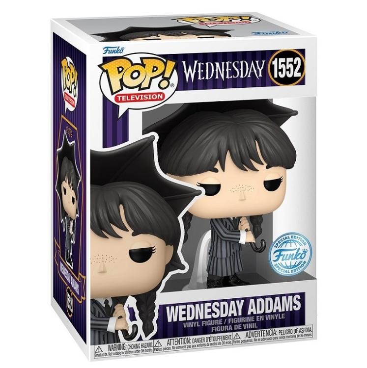 Funko Pop ! Tv Wednesday - (1552) Wednesday W/ Umbrella Figure Mercoledi Special