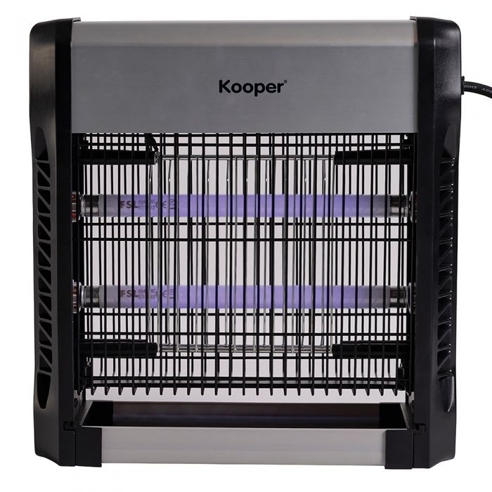 Kooper Zanzariera Elettrica 20W Led Uv Ufficio Casa Campeggio Trappola Zanzare