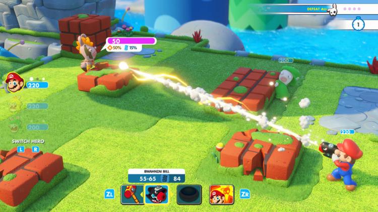 Mario + Rabbids Kingdom Battle Nintendo Switch Gioco Italiano Eu Sigillato Nuovo