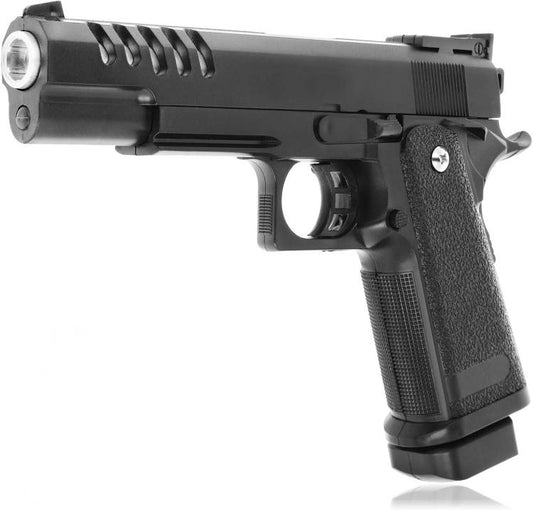Pistola Giocattolo Spara Pallini 6Mm Air Soft Replica Con Piombini Plastica A007