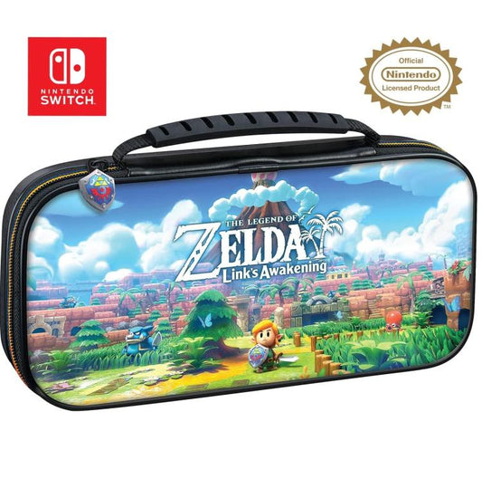 Nintendo Switch Travel Case Custodia Zelda Link'S Awakening Comp. Con Oled/Lite