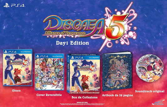 Disgaea 5: Alliance Of Vengeance Launch Edition Ps4 Gioco Eu Playstation 4