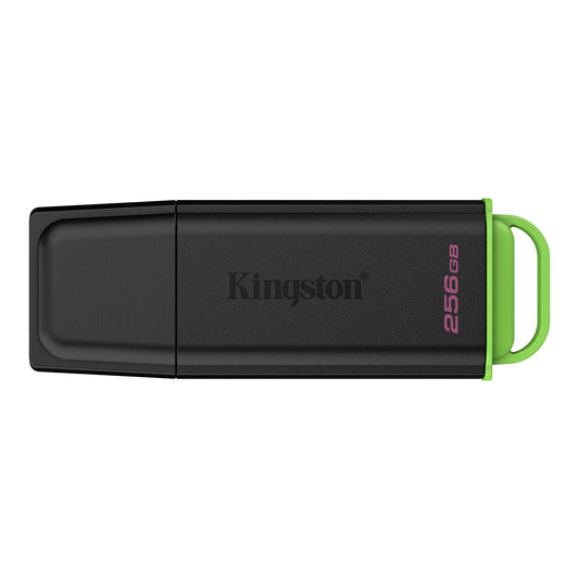 Kingston Pendrive 256GB DTXG2/256GB DataTravel Exodia Gen.2 USB-A 3.2 Chiavetta Type-A Memoria Drive Flash PC 200MB/s Nero/Verde