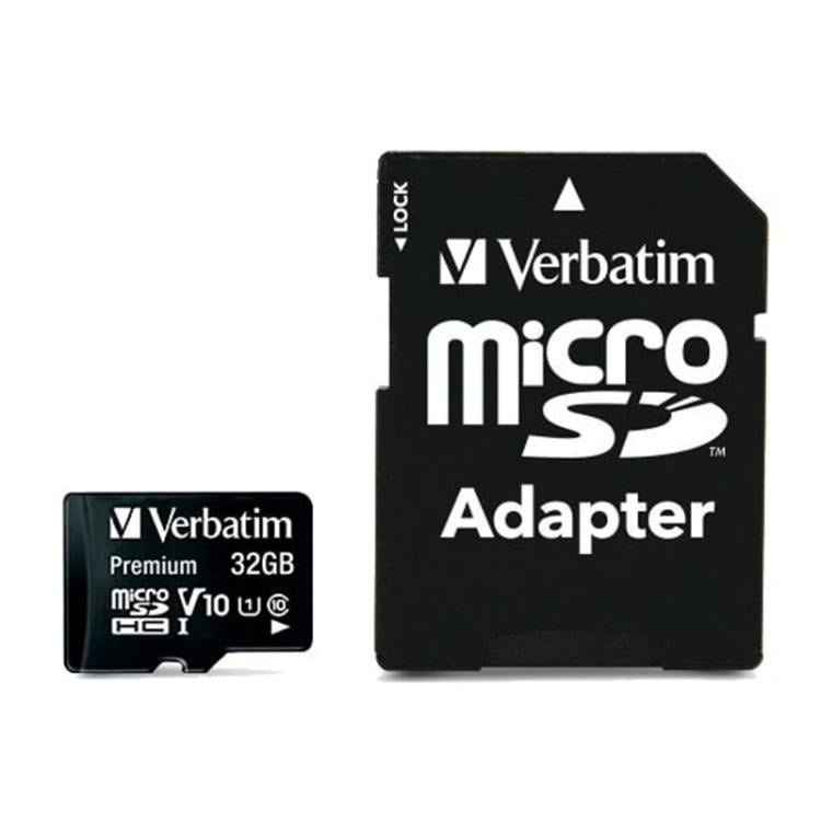 Verbatim Premium Microsdhc Card 32 Gb Micro Sd Memoria/Adattatore V10 Classe 10