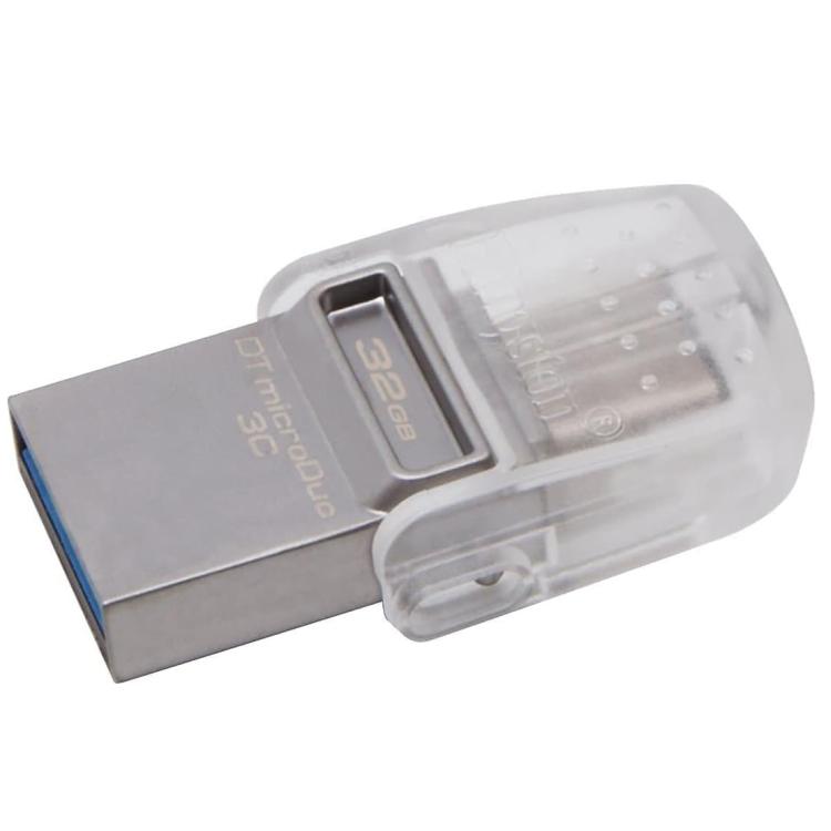 Kingston - Pendrive Dtduo3C/32Gb Microduo 3C Usb 3.2 Type-C Flash Drive Argento