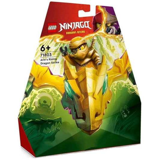 Lego Ninjago Attacco Rising Dragon Di Arin 71803 Action Figure Costruzione 27Pz