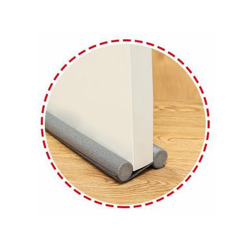 Paraspifferi Sottoporta Isolamento Porte Guarnizione Insetti Freddo 95Cm Marrone