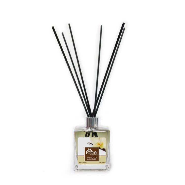 Looan Profumatore Ambiente Con Bastoncini 280Ml Diffusore Profumo Casa Vaniglia