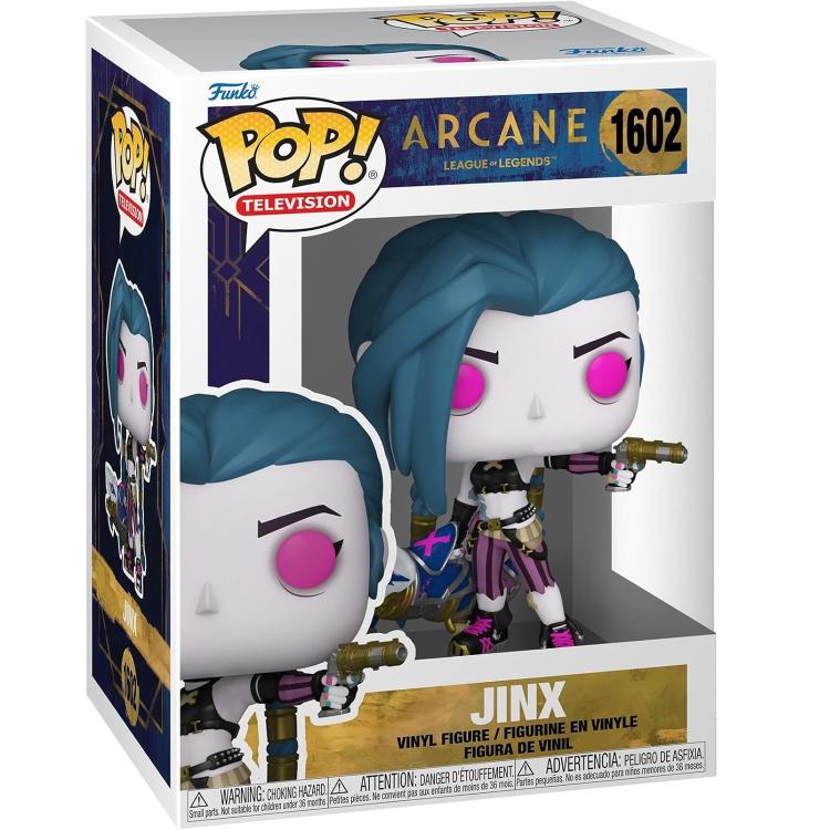 Funko Pop ! Television Arcane League Of Legends - (1602) Jinx Figure Vinyl 9Cm