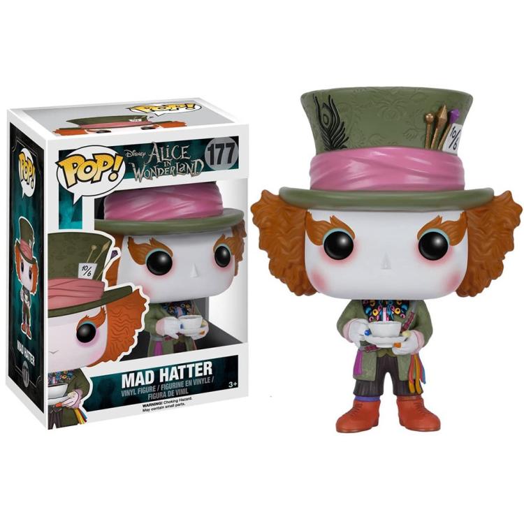 Funko Pop ! Disney: Alice In Wonderland (177) Mad Hatter Figure Cappellaio Matto