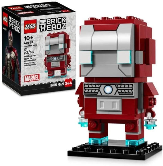 Lego - Brickheadz 40669 Marvel (Iron Man) Mk5 - Set Avengers - 10+ Figure 244