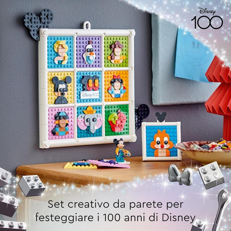 Lego 100 Anni Di Icone Disney (43221) Set 72 Idee Personaggi Minifigure Topolino