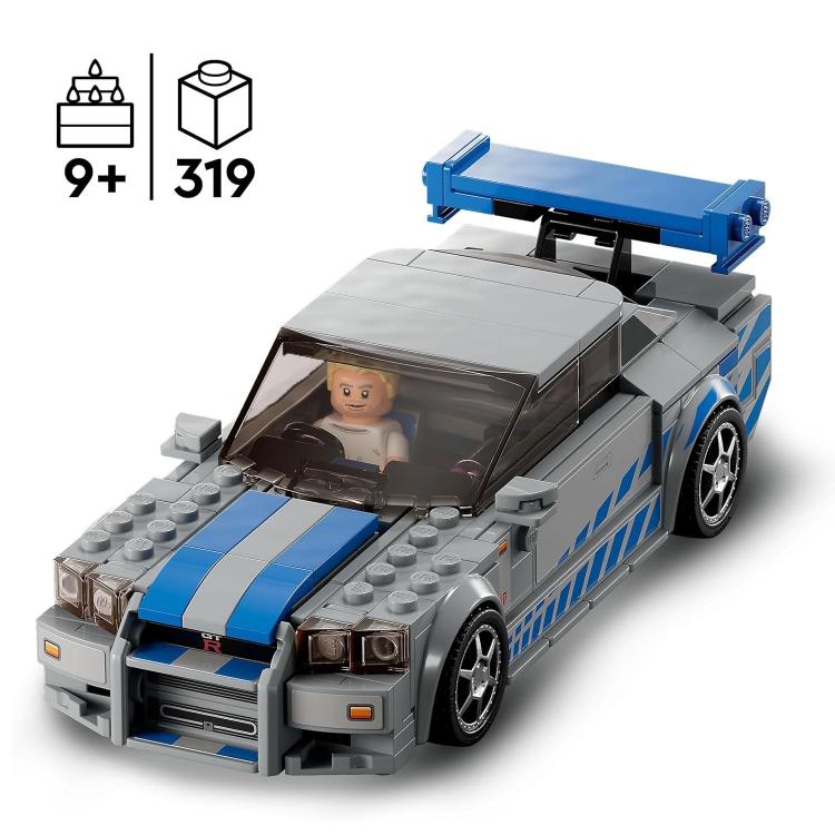 Lego Speed Champions Nissan Skyline Gt-R "Fast & Furious" 76917 Modellino 319Pz