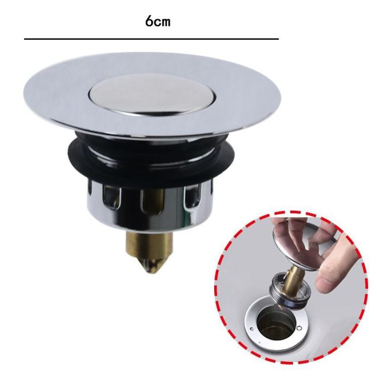 Tappo Di Scarico Pop Up Lavandino Bagno Bidet Universale Vasca Lavabo 26-42Mm