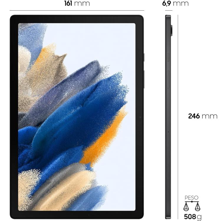 Samsung Sm-X200 Galaxy Tab A8 4+32Gb Tablet Display 10.5" Wifi Dark Gray Ita