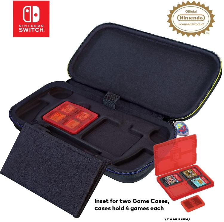 Nintendo Switch Travel Case Custodia Zelda Breath Of The Wild Comp Con Oled/Lite