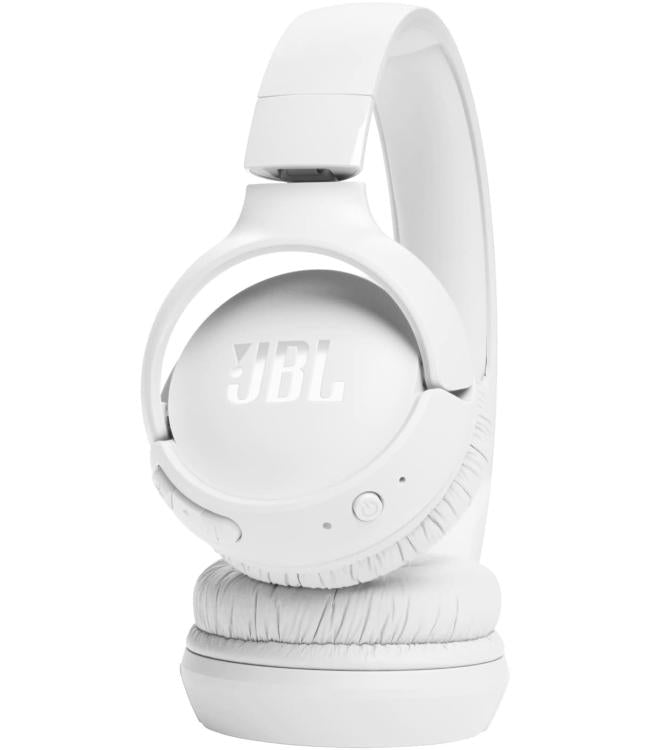 Jbl Cuffie Bluetooth Multip. On Ear Pieghevoli Wireless Ricaricabili 520Bt White