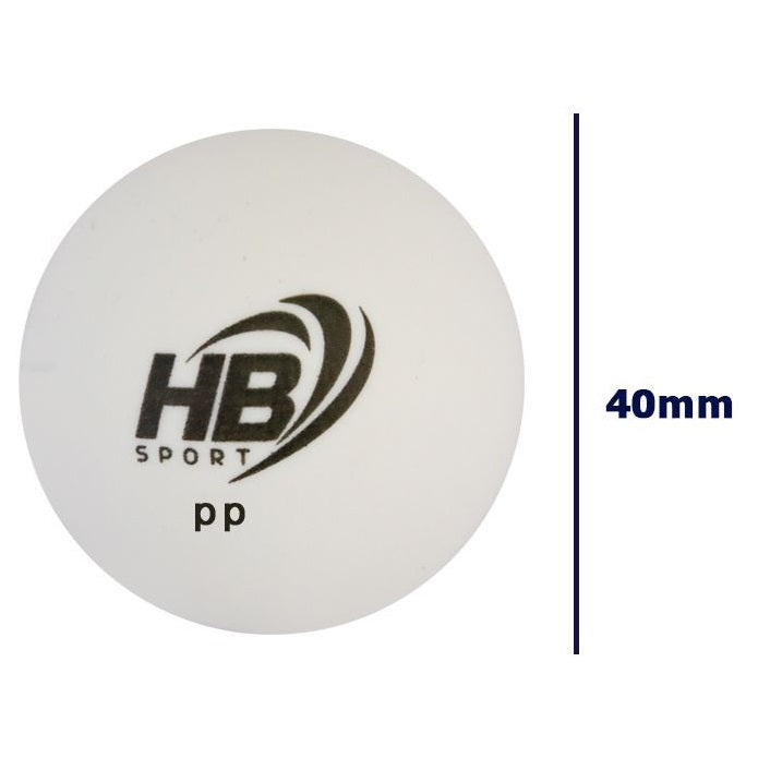 Hb 6Pz Palline Da Ping Pong Palle Per Tennis Da Tavolo Sport Allenamento Bianco