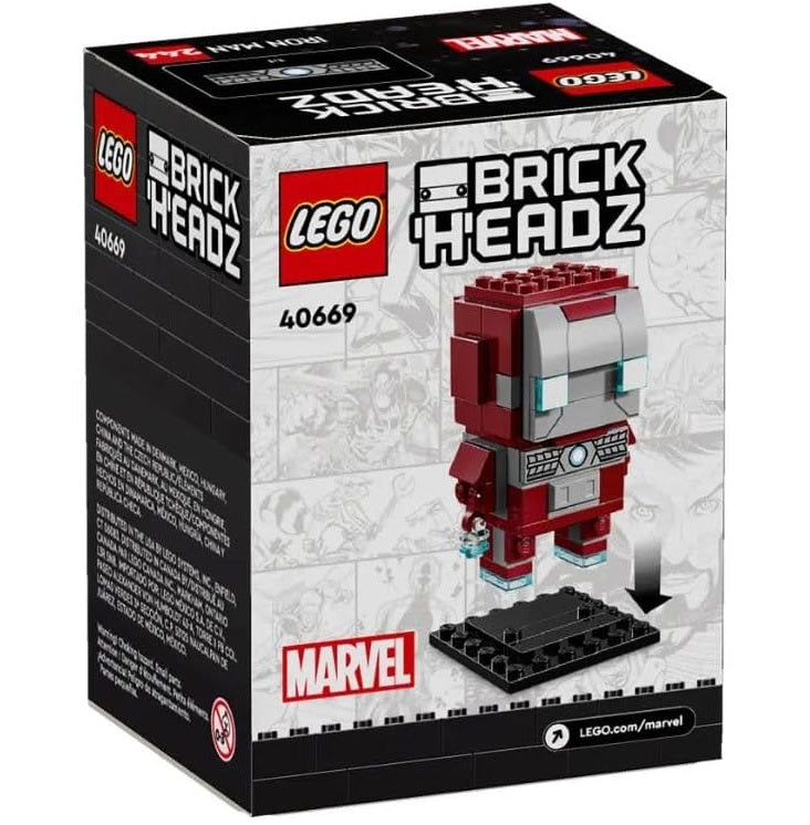 Lego - Brickheadz 40669 Marvel (Iron Man) Mk5 - Set Avengers - 10+ Figure 244