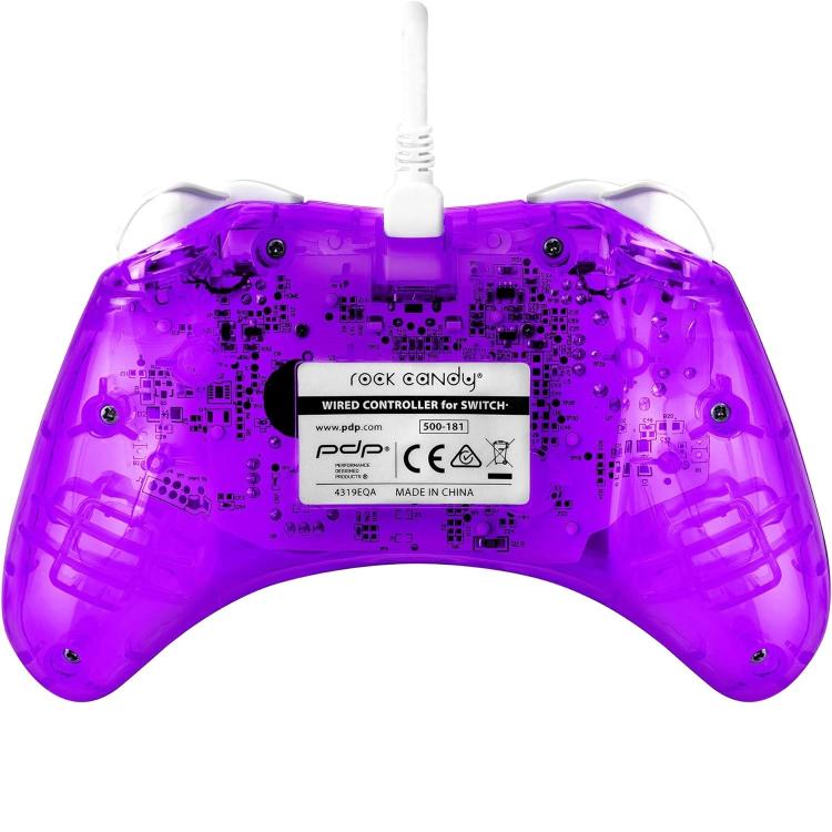 Pdp Mini Controller Nintendo Switch Wired Joystick Cavo Rock Candy Cosmo Berry