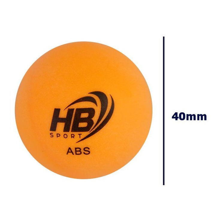 Hb 6Pz Palline Ping Pong Abs Palle Tennis Da Tavolo Sport Allenamento Arancione