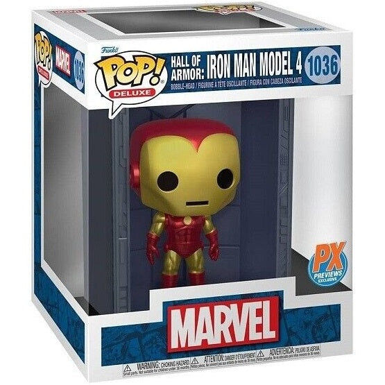 Funko Pop! Deluxe - Marvel Hall Of Armor: Iron Man Model 4 (1036) Figure Px 15Cm