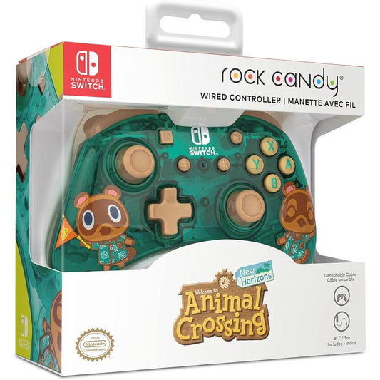 Pdp Mini Controller Nintendo Switch Wired Joycon Cavo Rock Candy Animal Crossing