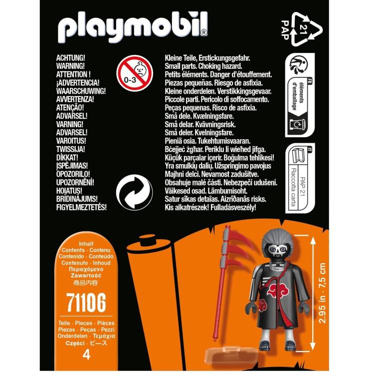 Playmobil - Naruto Shippuden: Hidan 71106 Action Figure Figura Collezione 4Pc