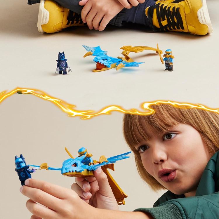 Lego Ninjago Attacco Rising Dragon Di Nya 71802 Action Figure Costruzione 26Pz