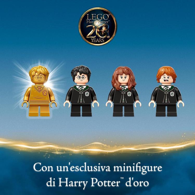 Lego Harry Potter 76386 Errore Della Pozione Polisucco Minifigure D'Oro 20° Anni