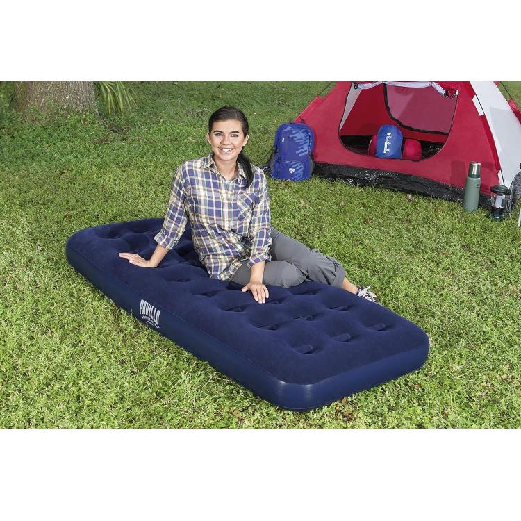 BESTWAY MATERASSINO SINGOLO MATERASSO GONFIABILE SOFT CAMPEGGIO MARE 185x76x22cm