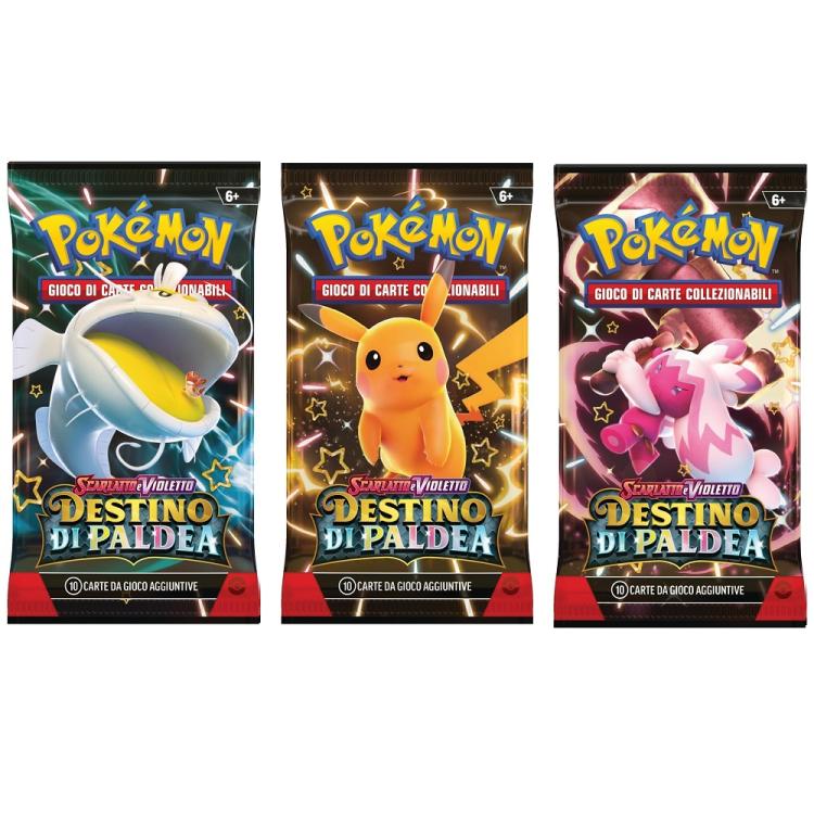 Pokemon Destino Di Paldea Collezione Con Adesivo Scarlatto E Violetto (Greavard)