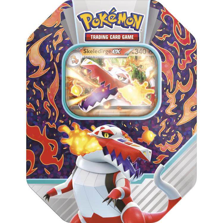 Pokemon Tin: Compagni D'Avventura Di Paldea Espansione Partner Tcg Gcc (Random)