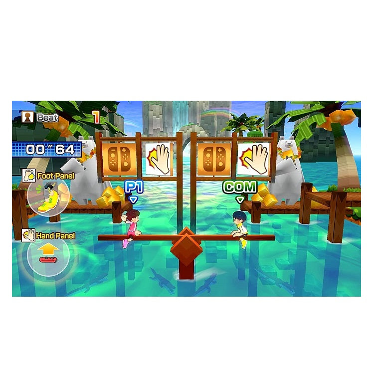 Family Trainer Nintendo Switch Videogioco Famiglia Italiano Gamba Cintura Nuovo