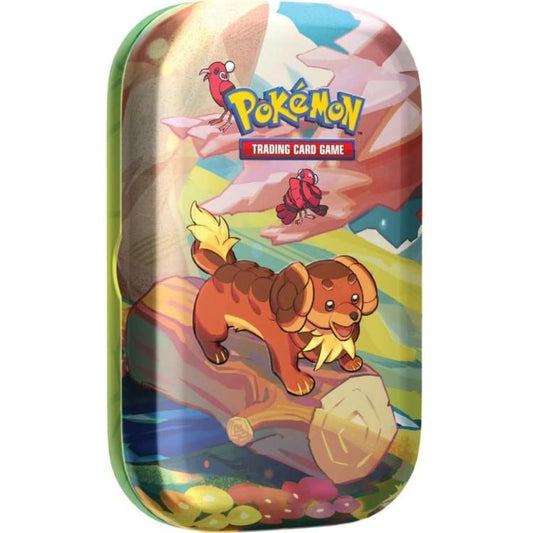 Pokemon 5Pz Mini Tin: Paldea Sfavillante Collezione Gcc (Collezione Completa) It