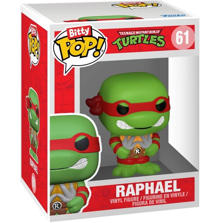 Funko Bitty Pop! Tmnt Tartarughe Ninja Turtles 4 Pack Splinter/Raphael/Rockst.