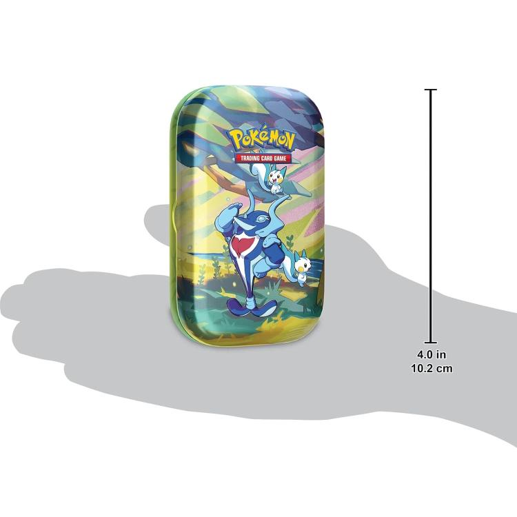 Pokemon Mini Tin: Paldea Sfavillante Collezione Gcc Tcg (Palafin-Pachirisu) Ita