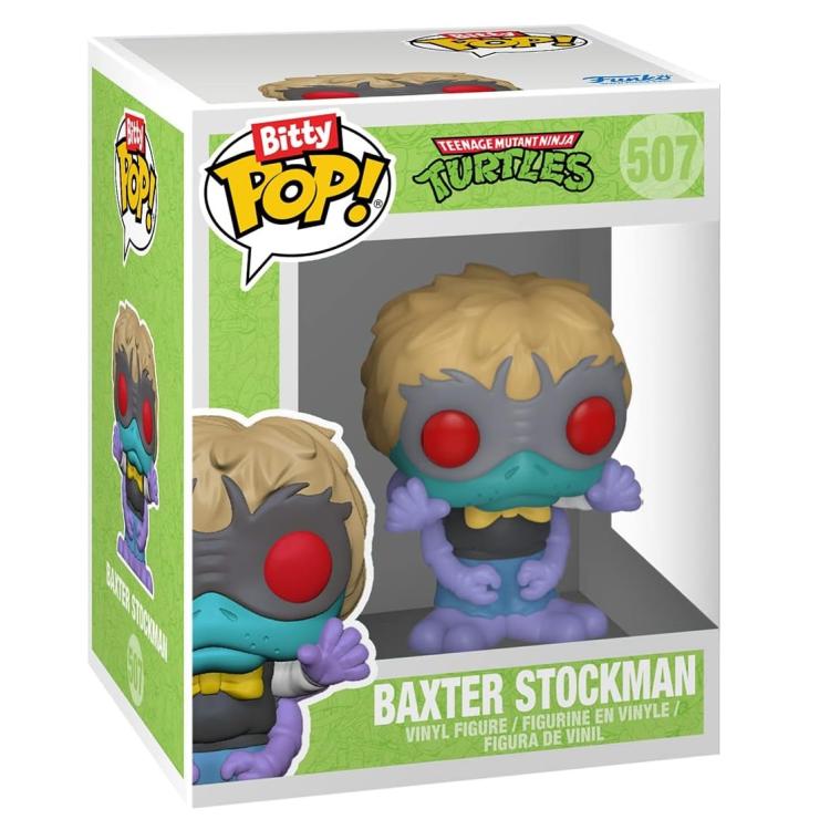 Funko Bitty Pop! Tmnt Tartarughe Ninja Turtles 4 Pack Donatello/Shredder/Baxter