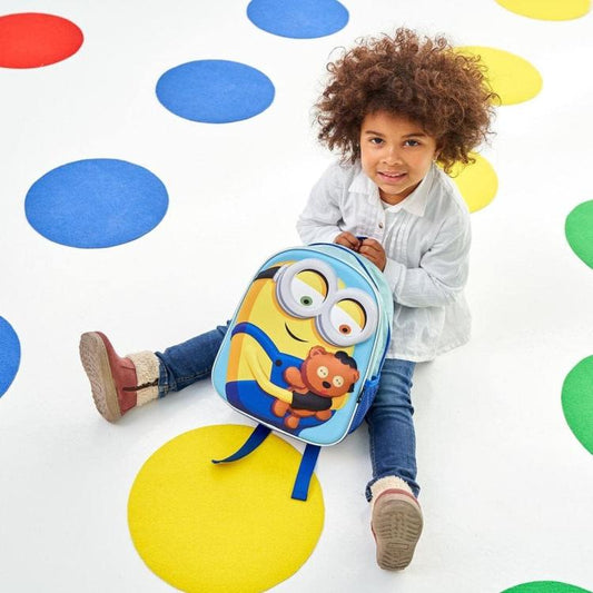 Zaino Minions - The Rise Of Gru 3D (Bob 1) Zainetto Scuola Asilo Bambino Bambina