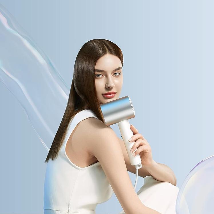 Xiaomi Asciugacapelli Mi Ionic Hair Dryer H500 1800W Phon Smart Metallo White
