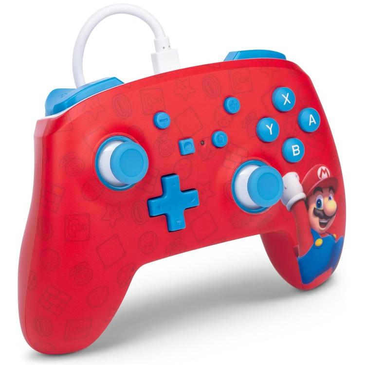 Powera Enanched Wired Controller Cablato Programm. Nintendo Switch (Super Mario)