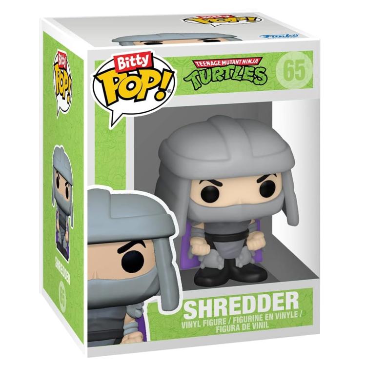 Funko Bitty Pop! Tmnt Tartarughe Ninja Turtles 4 Pack Donatello/Shredder/Baxter