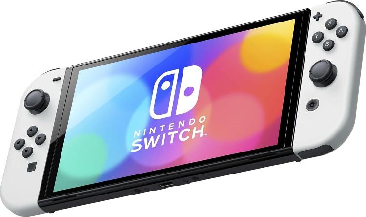 Nintendo Switch Oled White Console Bianca Edition Modello Ita 2 Anni Di Garanzia