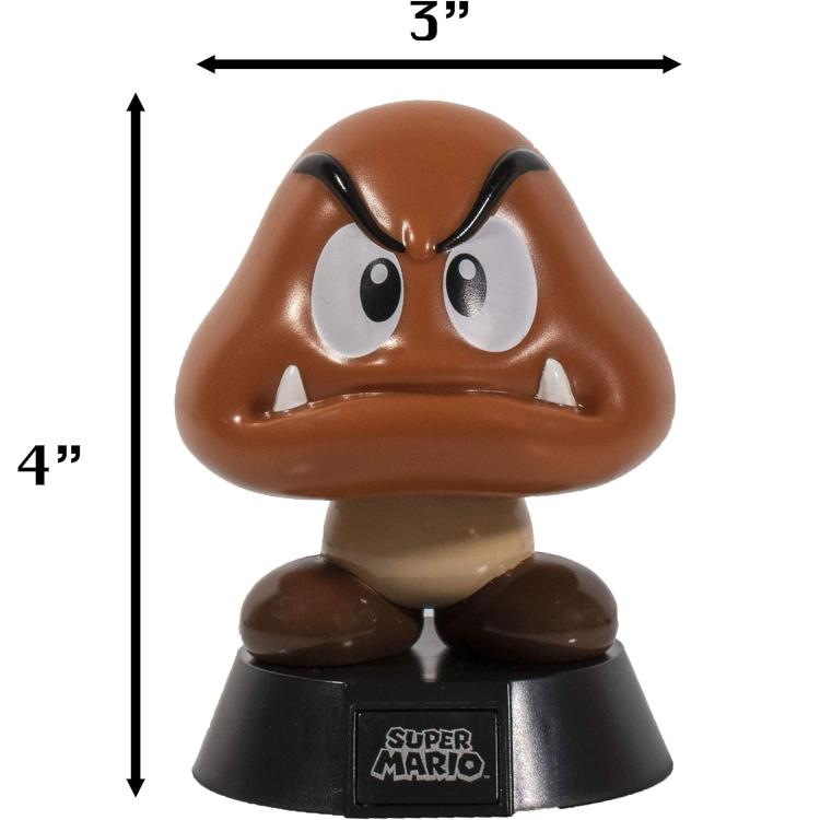 Paladone Lampada Tavolo Super Mario Goomba Light 004 Night Luce Notturna Ragazzi