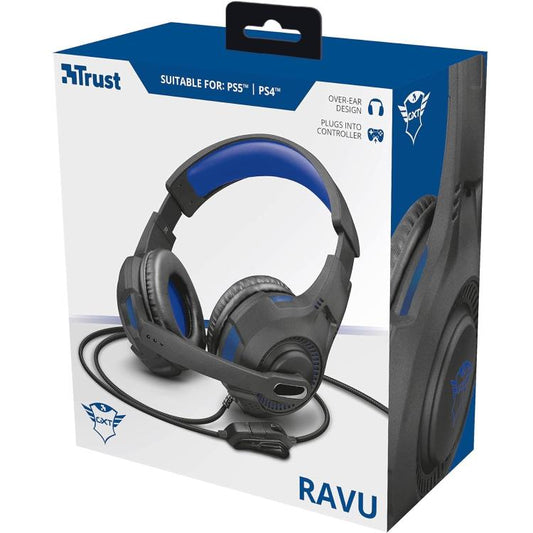 Trust Ravu Gxt 307B Cuffie Gaming Headset Cavo Ps4 Ps5 Xbox Switch Smartphone Pc