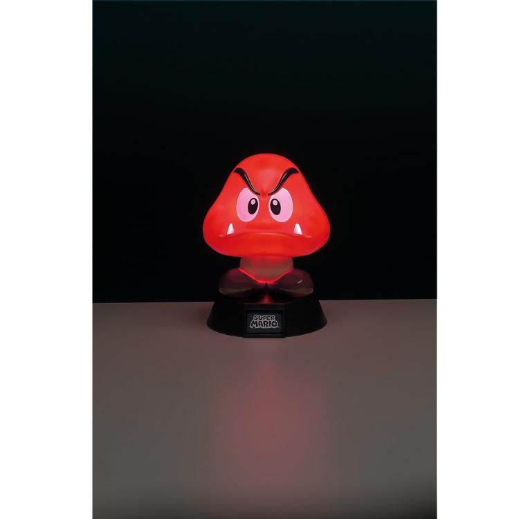 Paladone Lampada Tavolo Super Mario Goomba Light 004 Night Luce Notturna Ragazzi